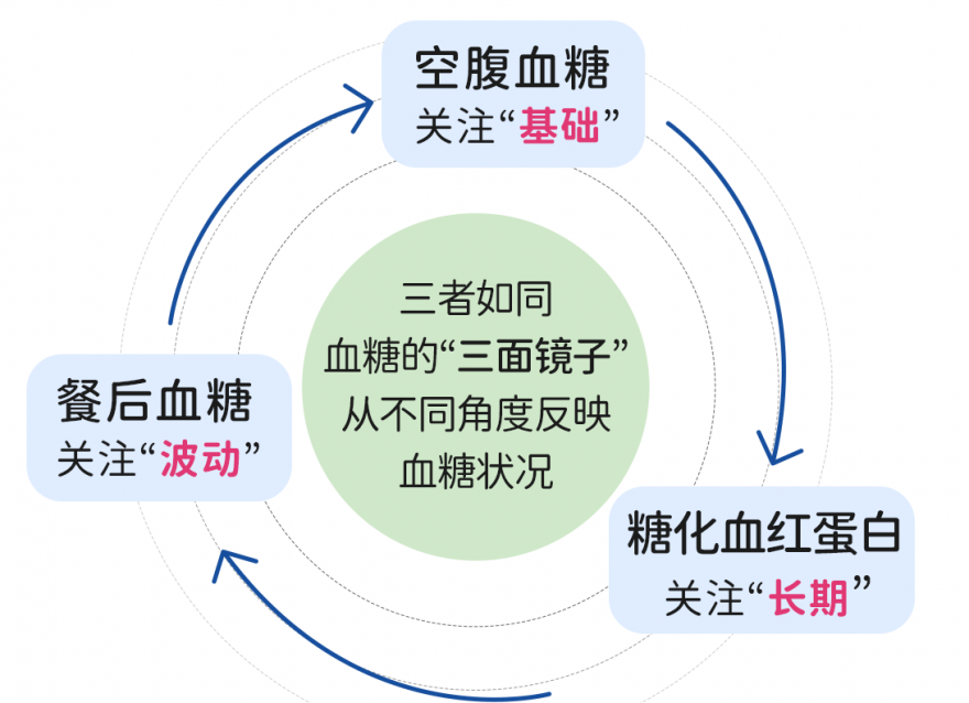 血糖監測三大指標：空腹/餐后/糖化血紅蛋白